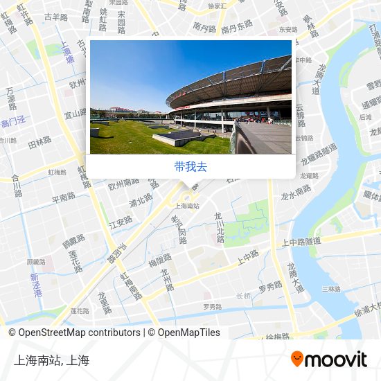上海南站地图