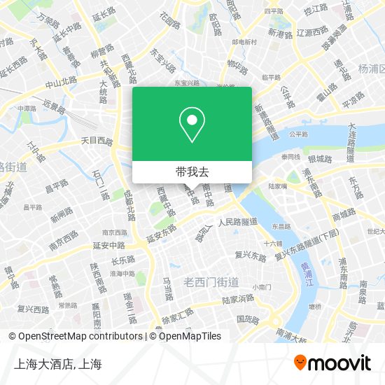 上海大酒店地图