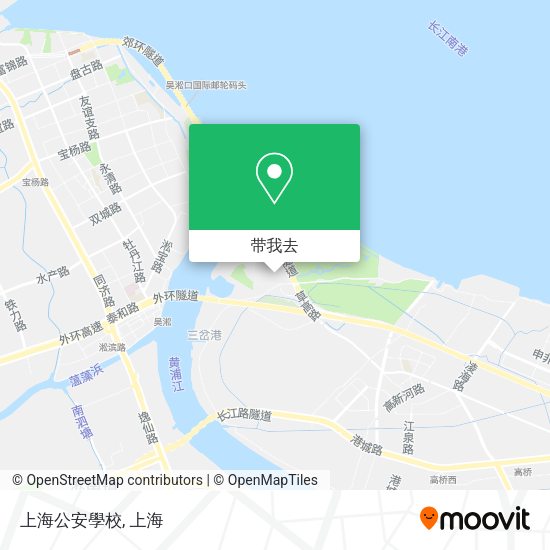 上海公安學校地图