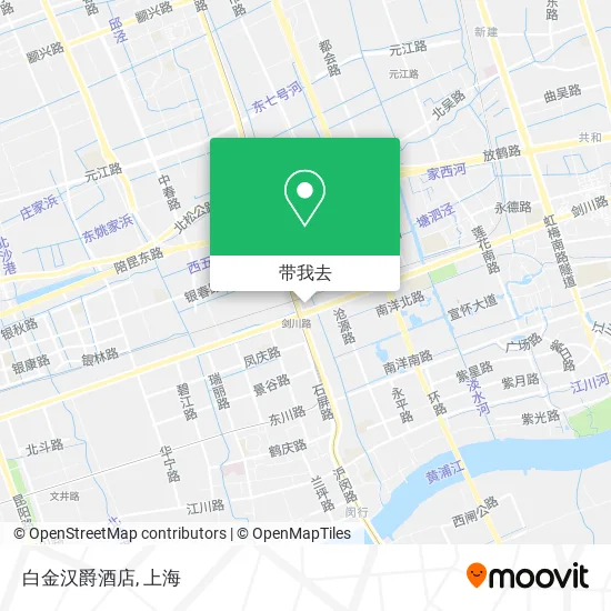 白金汉爵酒店地图