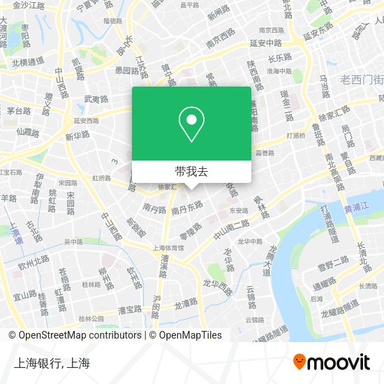 上海银行地图