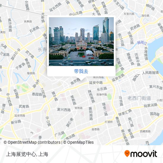 上海展览中心地图