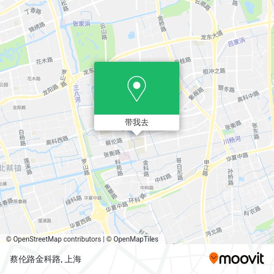 蔡伦路金科路地图
