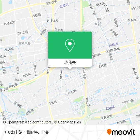 申城佳苑二期B块地图