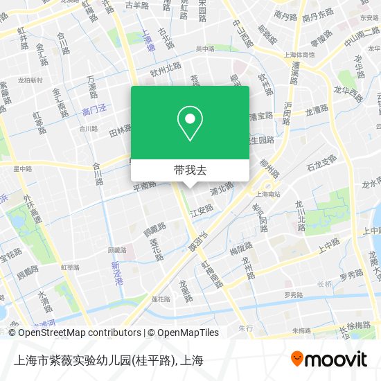 上海市紫薇实验幼儿园(桂平路)地图