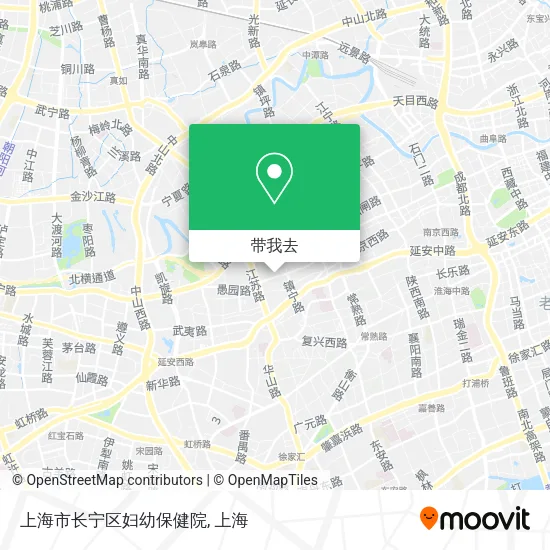 上海市长宁区妇幼保健院地图