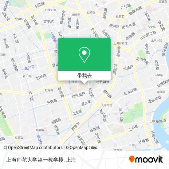 上海师范大学第一教学楼地图