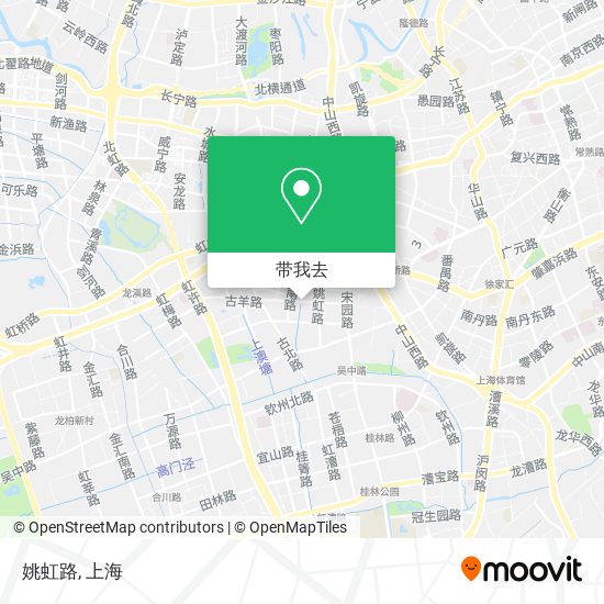 姚虹路地图