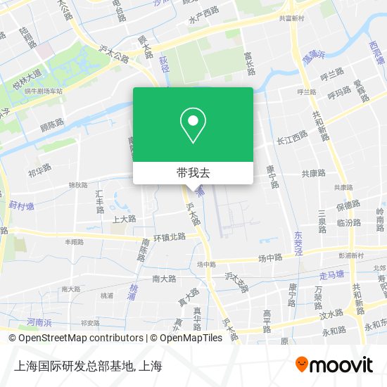 上海国际研发总部基地地图