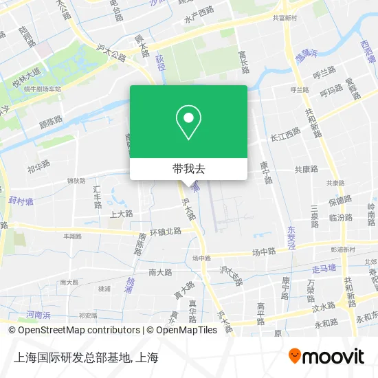 上海国际研发总部基地地图