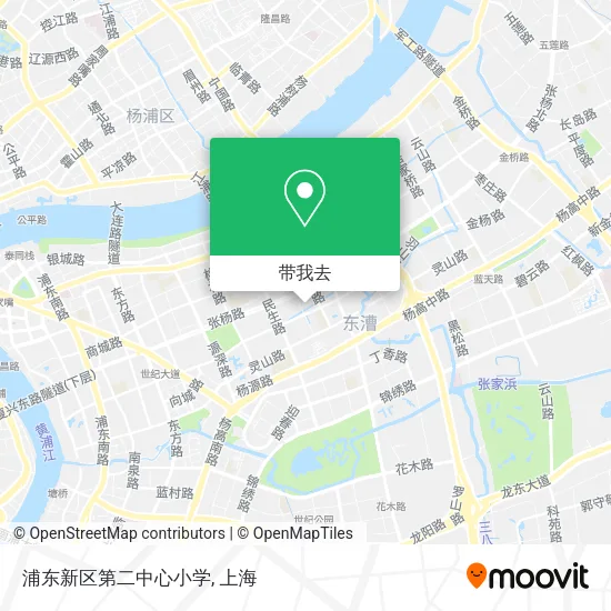 浦东新区第二中心小学地图