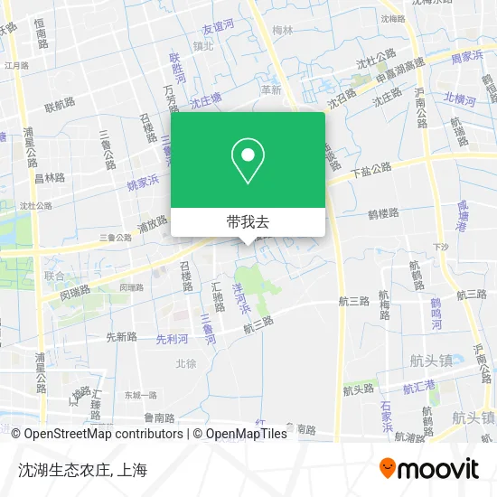 沈湖生态农庄地图