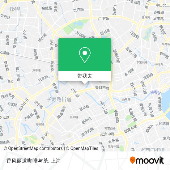 香风丽道咖啡与茶地图