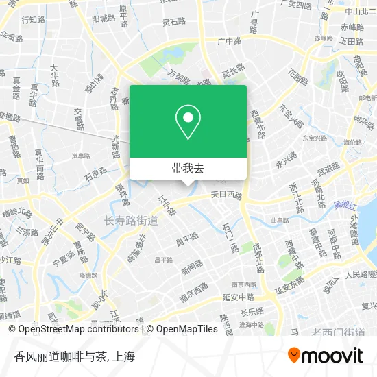 香风丽道咖啡与茶地图