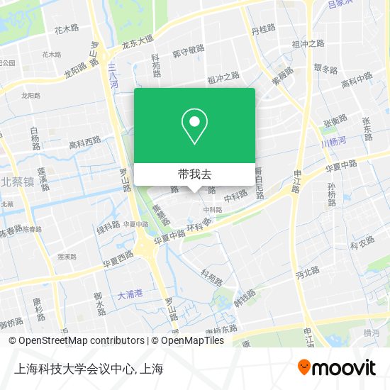 上海科技大学会议中心地图