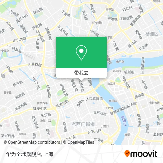 华为全球旗舰店地图