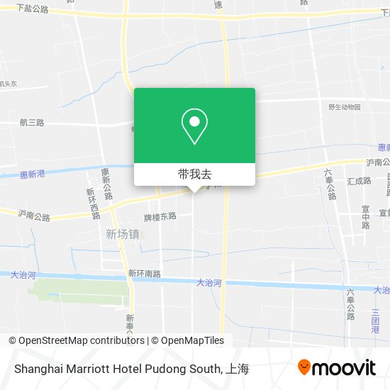 Shanghai Marriott Hotel Pudong South地图