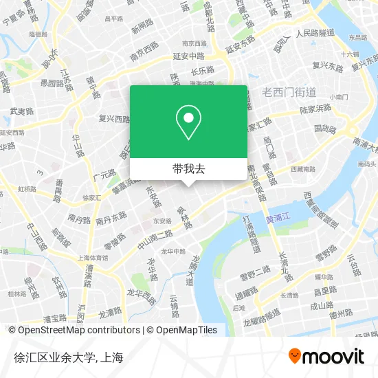 徐汇区业余大学地图
