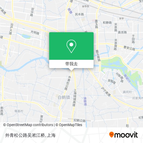 外青松公路吴淞江桥地图