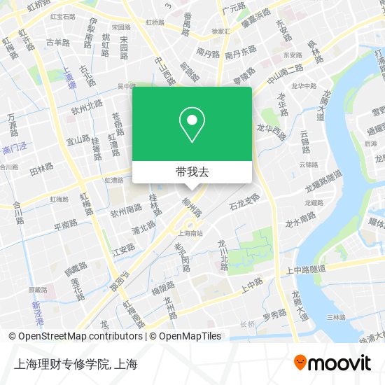 上海理财专修学院地图