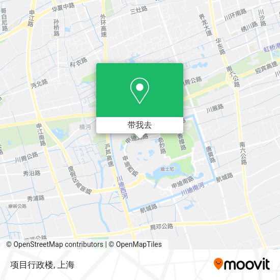 项目行政楼地图