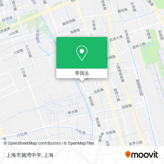 上海市施湾中学地图