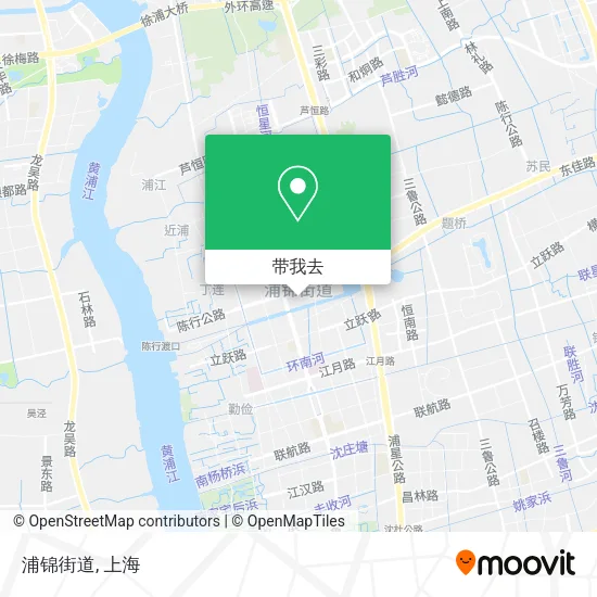 浦锦街道地图