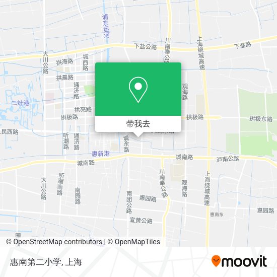 惠南第二小学地图