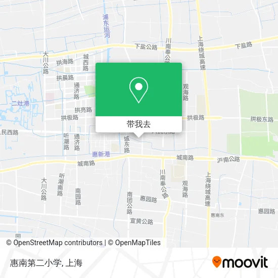 惠南第二小学地图