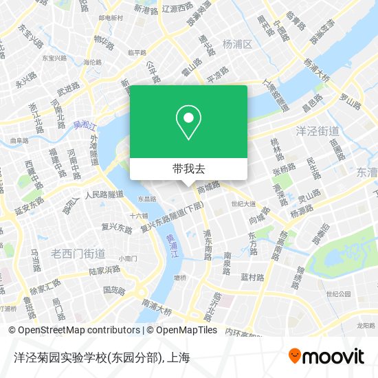 洋泾菊园实验学校(东园分部)地图
