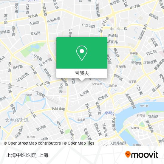 上海中医医院地图