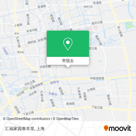 汇福家园泰丰里地图