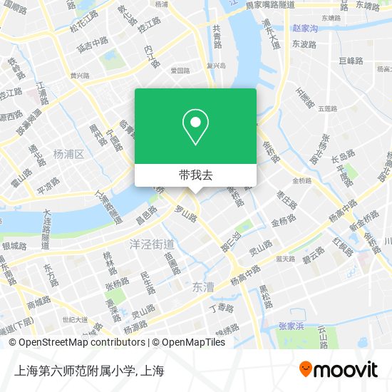 上海第六师范附属小学地图