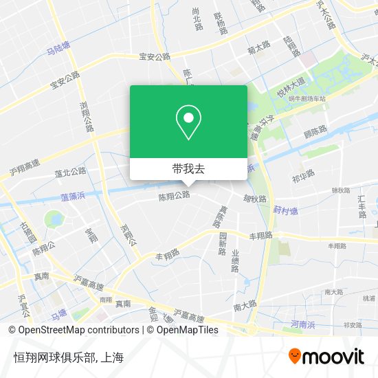 恒翔网球俱乐部地图