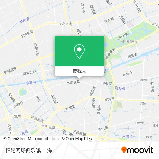 恒翔网球俱乐部地图