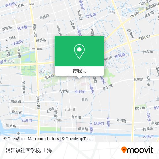 浦江镇社区学校地图