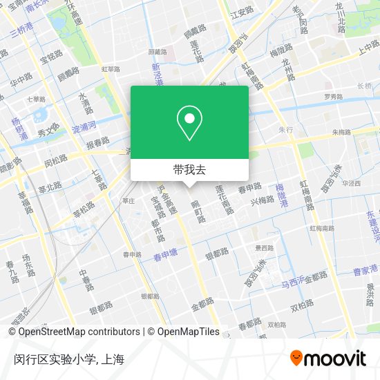 闵行区实验小学地图