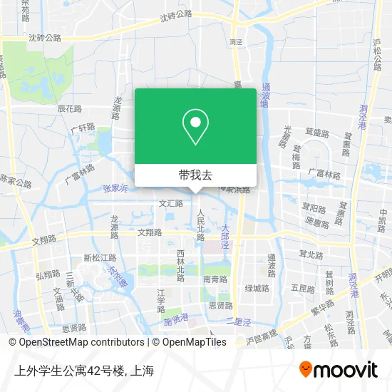 上外学生公寓42号楼地图