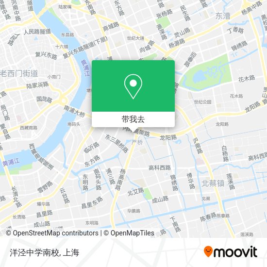 洋泾中学南校地图