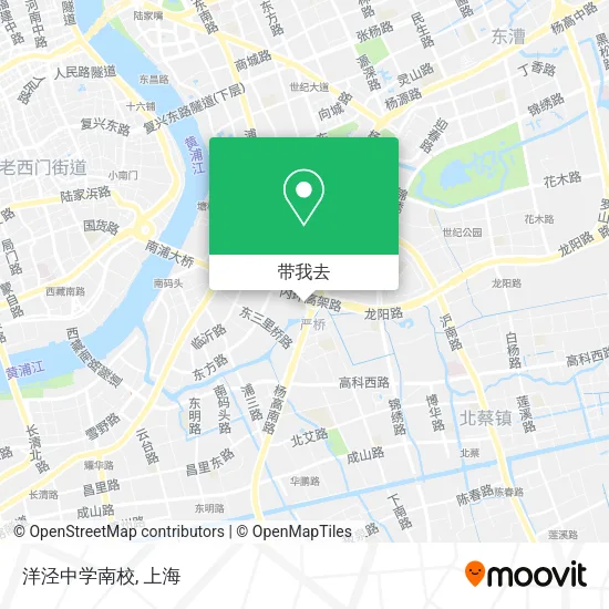 洋泾中学南校地图