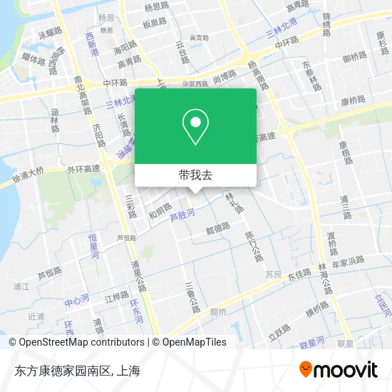 东方康德家园南区地图