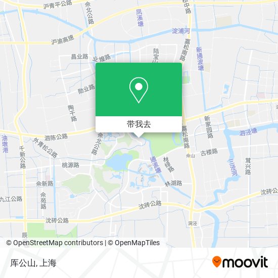 厍公山地图