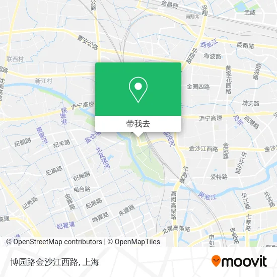 博园路金沙江西路地图