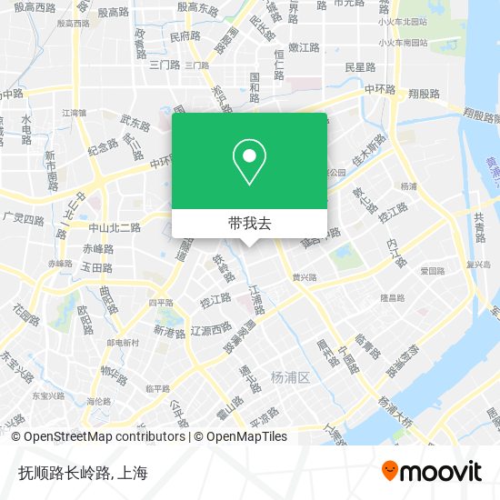 抚顺路长岭路地图