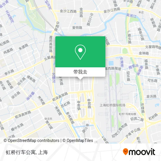 虹桥行车公寓地图