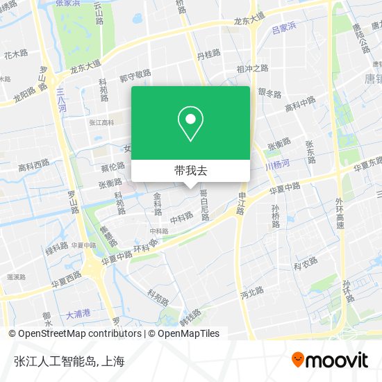 张江人工智能岛地图