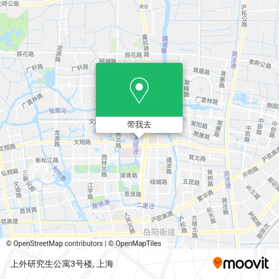 上外研究生公寓3号楼地图