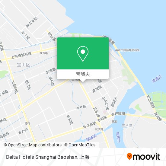 Delta Hotels Shanghai Baoshan地图
