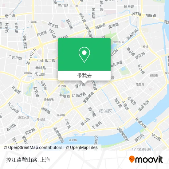 控江路鞍山路地图