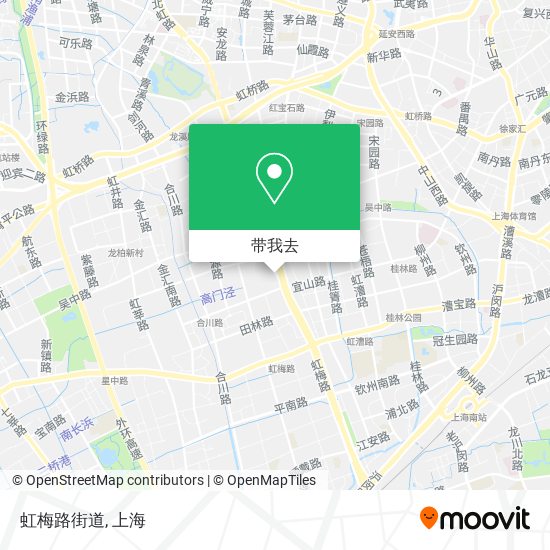 虹梅路街道地图